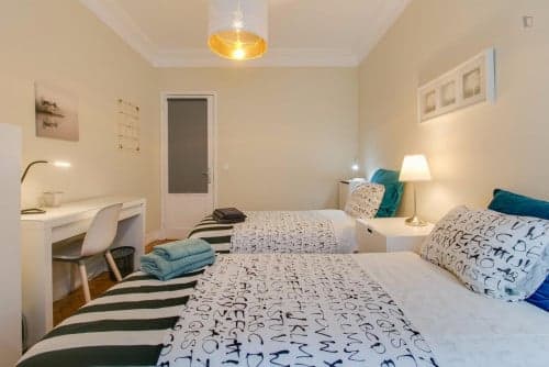 Charming Twin bedroom very well located at Avenida de Roma - Gallery - 1