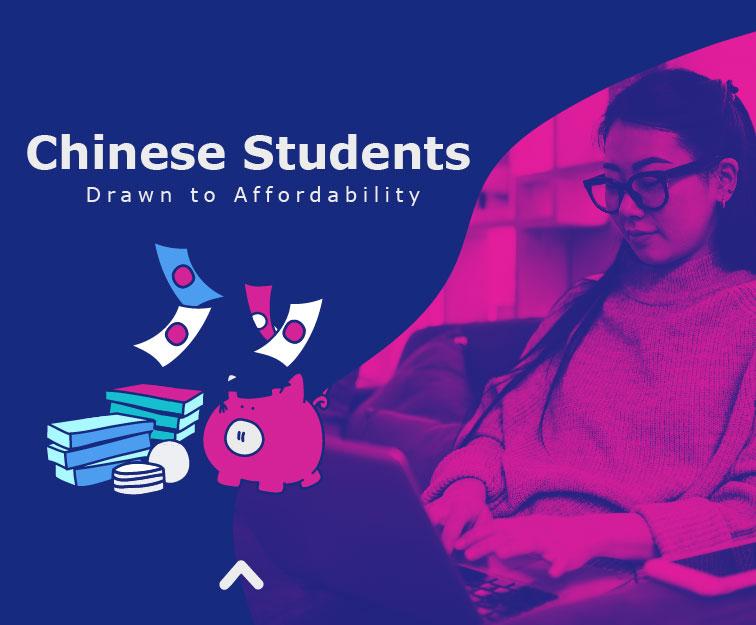 Chinese Students Drawn to Affordability