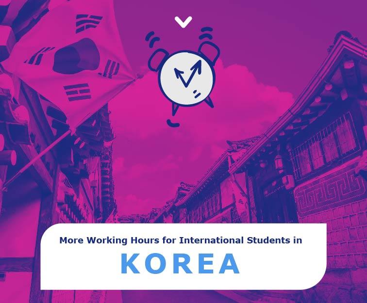 More Working Hours for International Students in Korea