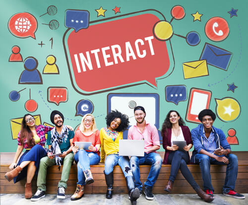 interaction on social media relation to college popularity 2019