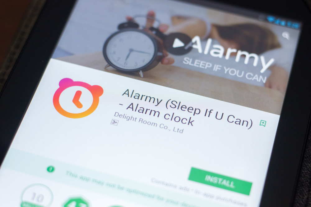 Alarmy app
