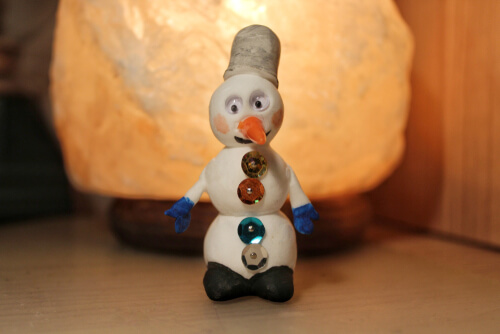 Christmas handmade snowman