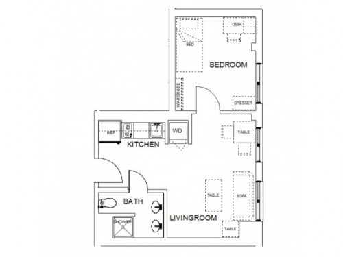  بي 2 / 2 - بيد فلات  -  ذا تاورز اون ستيت  - Gallery -  1