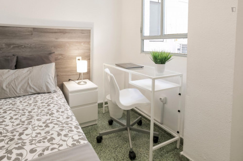 Superb Single Bedroom In A Student Flat, In Valencia - 1