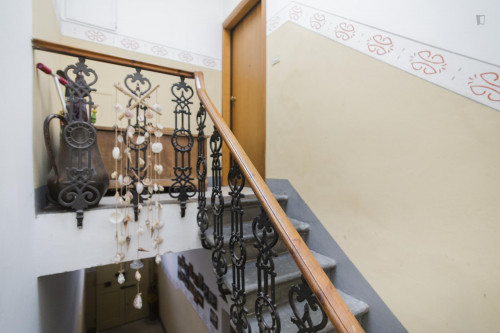 Nice single bedroom near the Ente Per Le Arti Applicate Alla Moda Ed Al Costume