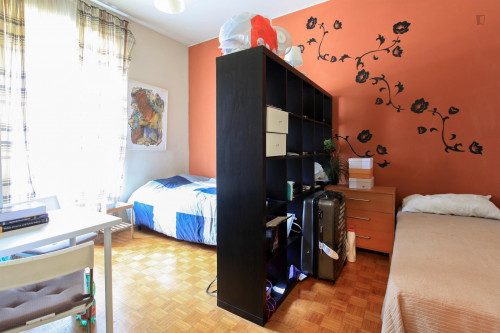 Multiple beds bedroom in 2-bedroom apartment