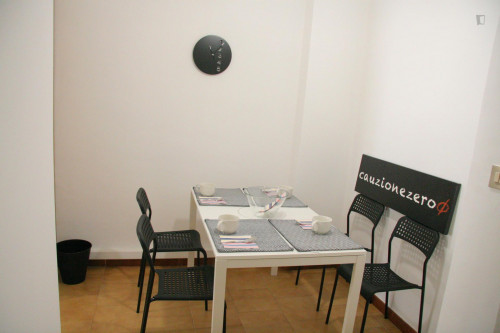 Bight single bedroom in Turin