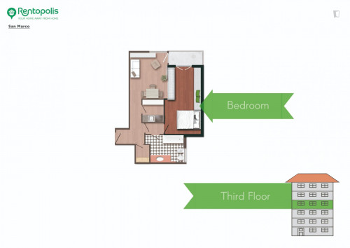 Comfy Bright 1-Bedroom Apartment Close To Lanza Metro Station - 1