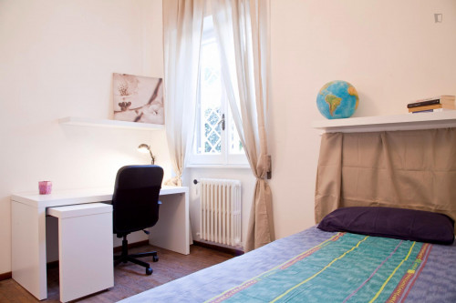 Cosy double bedroom in Ostiense neighbourhood