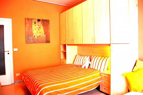 Welcoming double bedroom near Prenestina train station - Gallery - 12