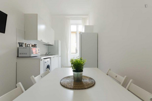 Luminous double bedroom in Turin - Gallery - 5