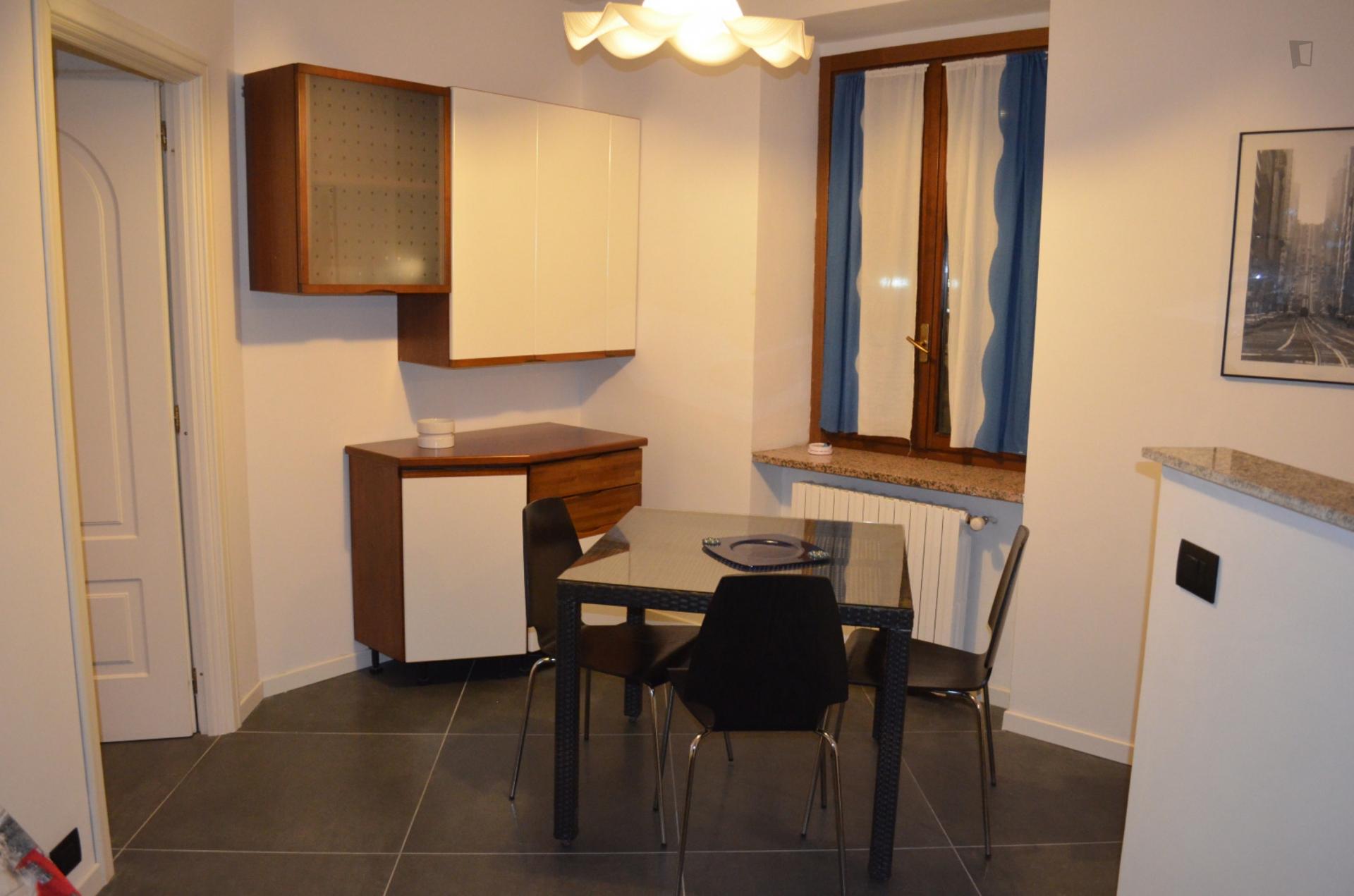 Spacious 2-bedroom apartment close to Porta Palatina