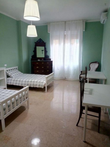 Single Bed in Charming Twin Bedroom in Novoli
