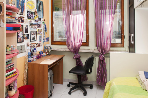 Cute single bedroom in a 3-bedroom apartment in Borgo San Paolo