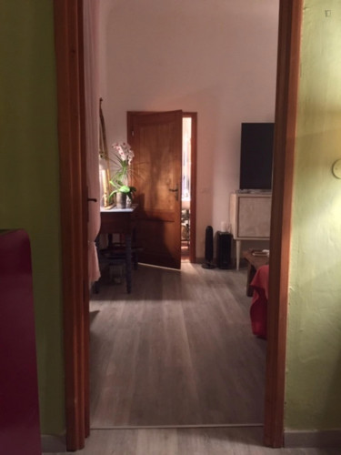 Double bedroom, with private bathroom, in 6-bedroom house