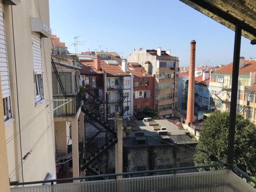 Single bedroom nº1 with balcony in a 8-bedroom apartment - Gallery - 16