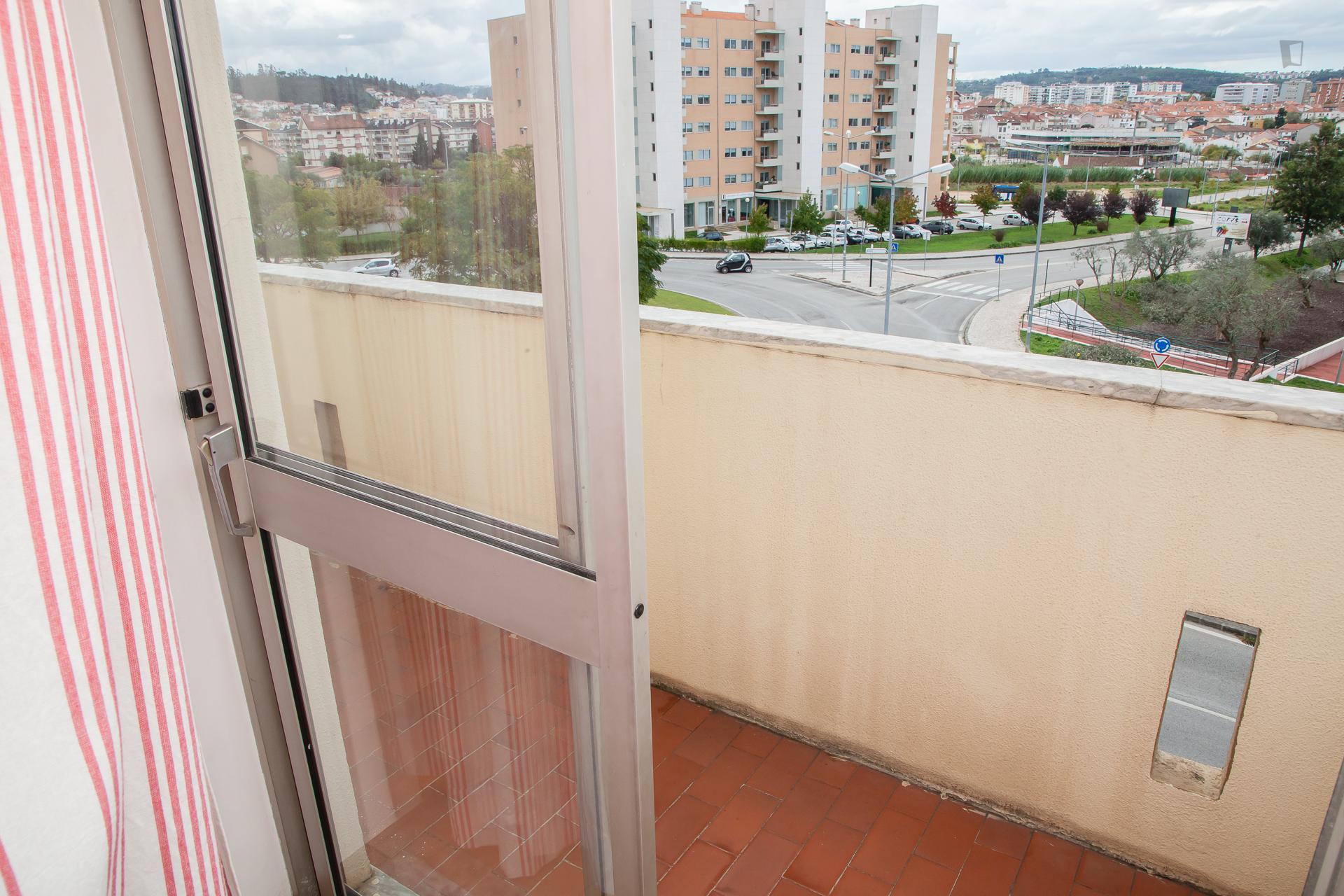 Single bedroom with balcony in a 4 bedroom apartment