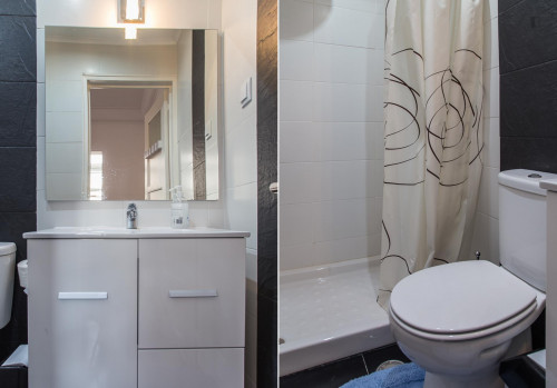 Double bedroom, with balcony, in 4-bedroom apartment