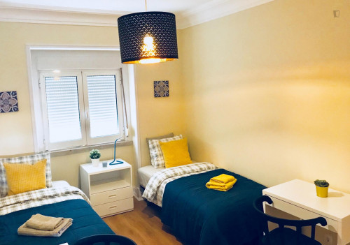  TWIN Bedroom In A Very Well Located Apartment .  -  TWIN bedroom in a very well located apartment .  - Gallery -  1