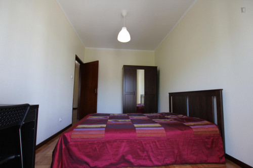 Comfortable double bedroom in a student flat