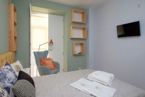 Attractive studio near Praça da República