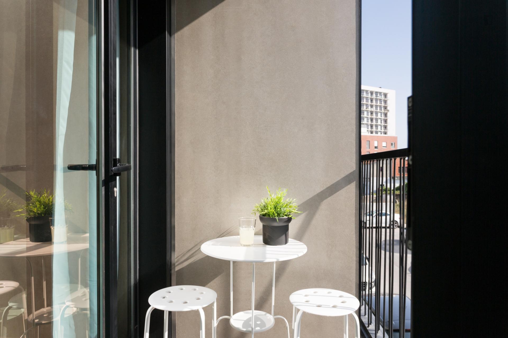 Nice apartment with 1 bedroom and outside area