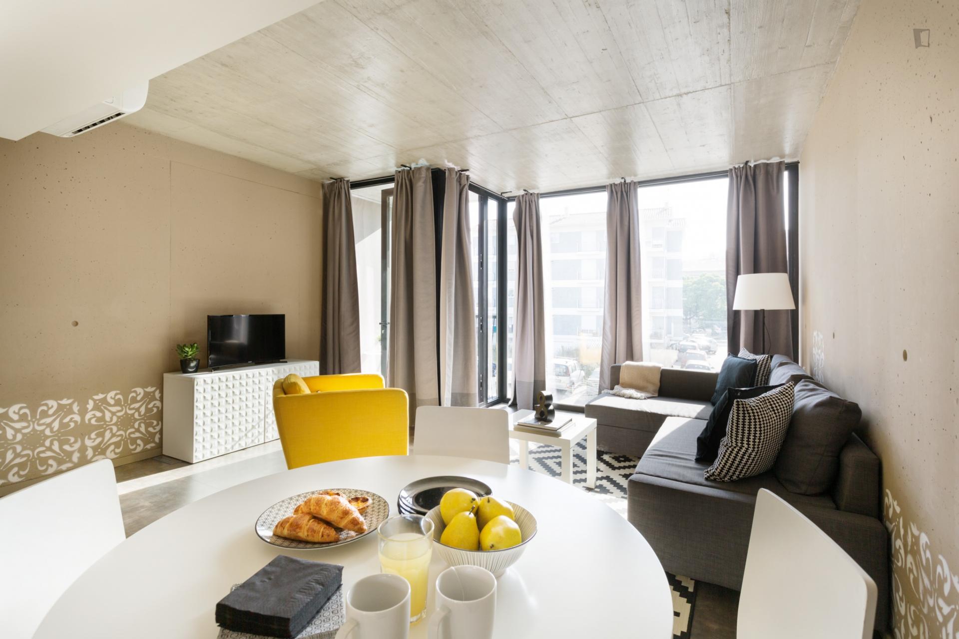 Nice apartment with 1 bedroom and outside area