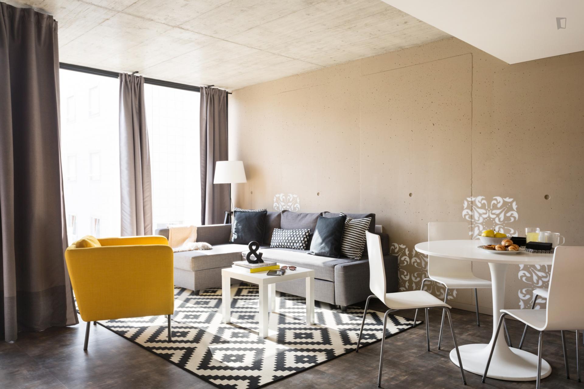 Nice apartment with 1 bedroom and outside area