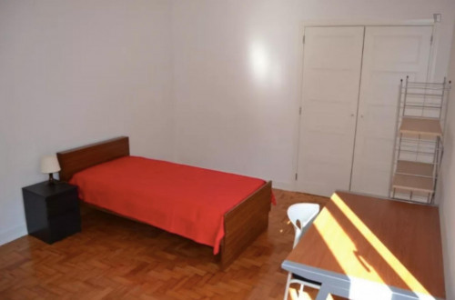 Comfortable single bedroom in São Martinho do Bispo