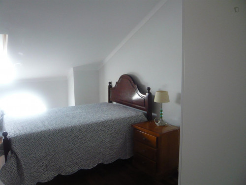 Welcoming single bedroom near Parque de Santa Cruz