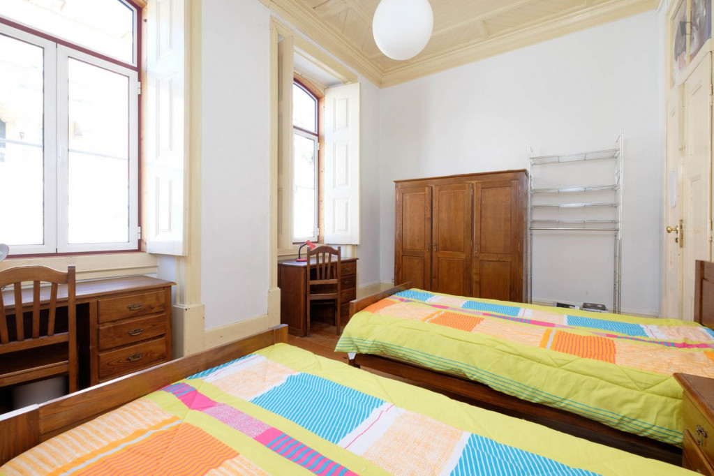 Homey twin bedroom close to Universidade de Coimbra