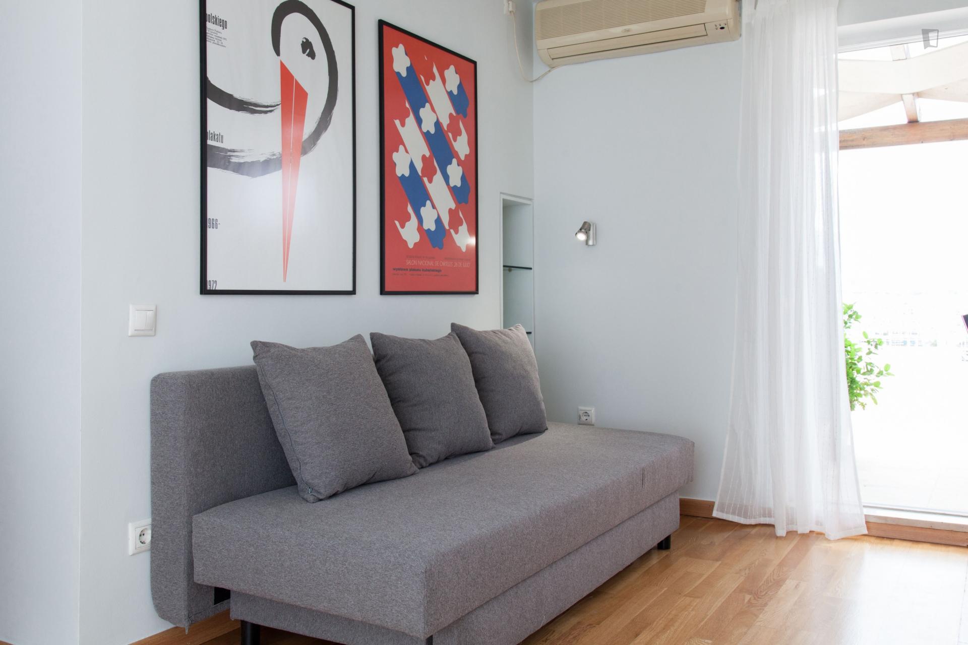 Modern studio in Kolonaki with breathtaking view