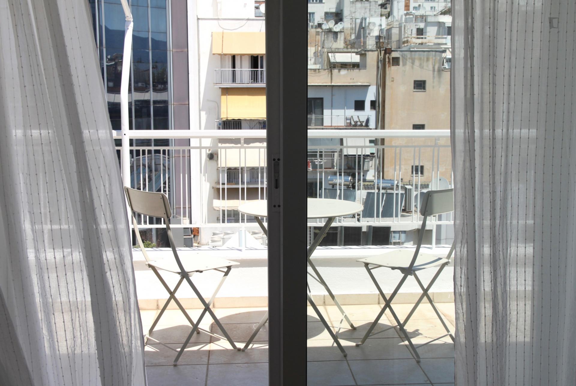 Modern studio in Kolonaki with breathtaking view