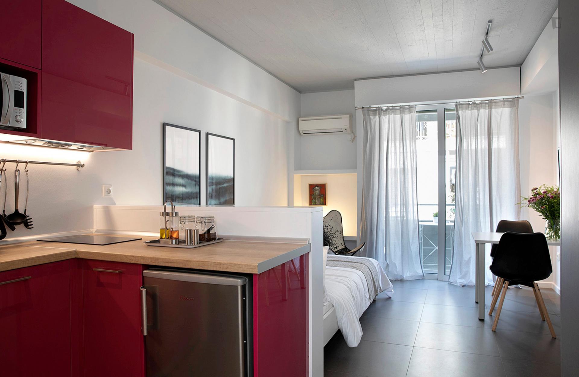 Stylish studio near Alexandras Avenue