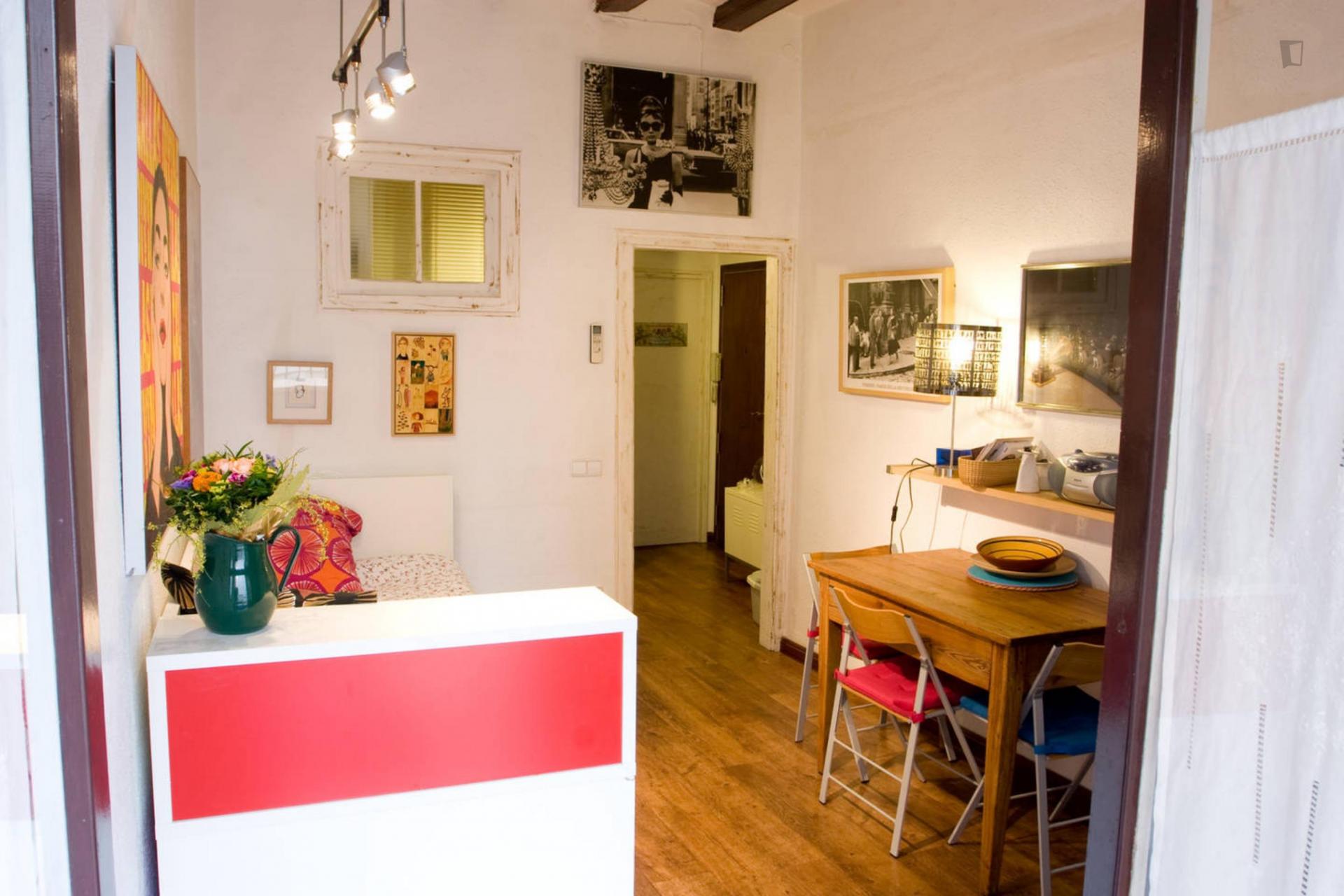 Welcoming 1-bedroom flat in El Raval
