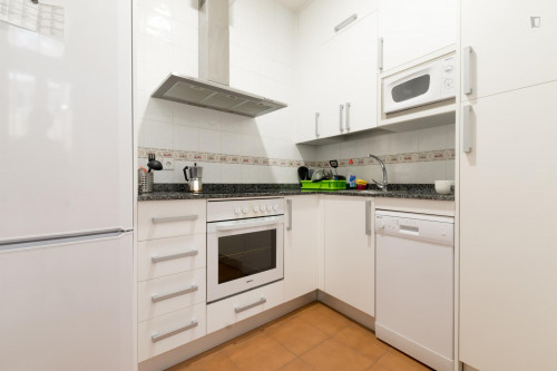 Doble bedroom 1,20m in a 4-bedroom flat, in Sol - Gallery - 12