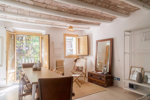 New Cozy loft studio in t heart of Bcn near Sant Antoni Market and MACBA