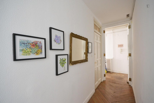 Single bedroom in a 11-bedroom flat in Asturias, next to Palacio Real de Madrid  - Gallery -  4