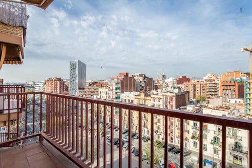 Appealign double bedroom close to Parc del clot