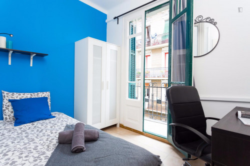 Welcoming and neat single bedroom near the Poble-sec metro  - Gallery -  1