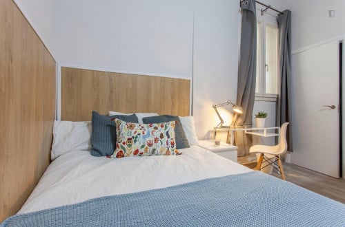 Homely double ensuite bedroom near Plaça de la Mare de Déu