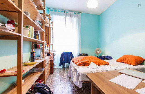Luminous double room close to San Giovanni metro station