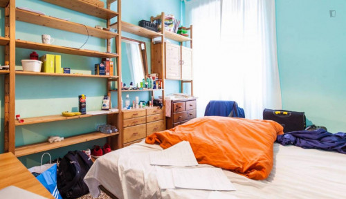Luminous double room close to San Giovanni metro station
