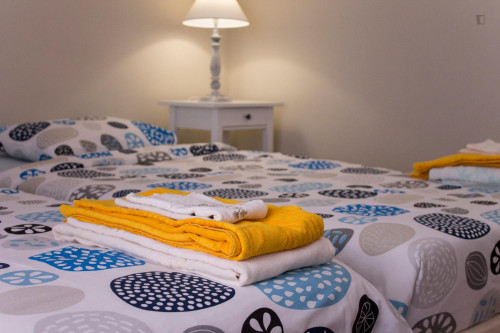 Neat bedroom with 2 single beds in São Mamede Infesta - Gallery - 16