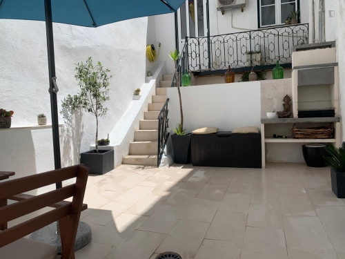 Amazing 1-bedroom apartment in Príncipe Real with garden