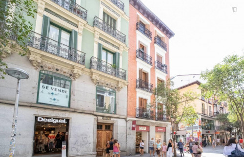 Single bedroom in an 11-bedroom flat, in Chueca-Justicia