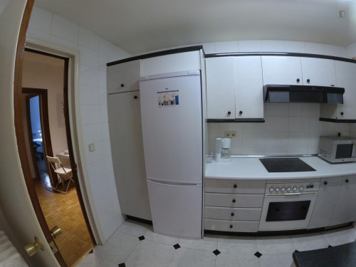 Tasteful single bedroom in a student flat, in Chamartín - Gallery - 15