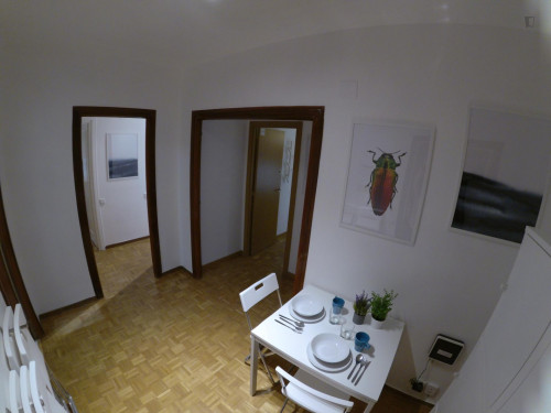 Tasteful single bedroom in a student flat, in Chamartín - Gallery - 5