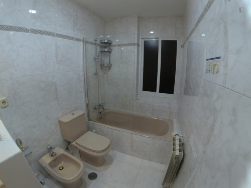 Tasteful single bedroom in a student flat, in Chamartín - Gallery - 12