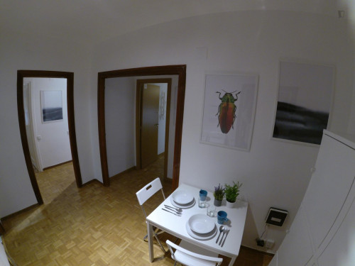 Tasteful single bedroom in a student flat, in Chamartín - Gallery - 4